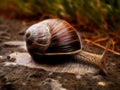Snail Art Royalty Free Stock Photo